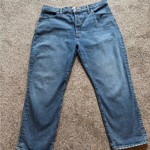 Madewell The '90s Straight Crop Jean– Size 33